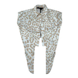 Relish Camicia Tinta Unita con Fantasia Maculata per Bambina RGP2403006001 BIANCO RELISH 