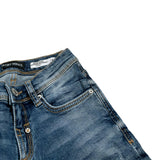 Antony Morato Bermuda tinta unita In Denim Blu per Bambino MKDS00028XXX BLU ANTONY MORATO 