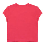 Diesel T-Shirt Girocollo Tinta Unita con Logo per Bambina J01830 FUXIA DIESEL 