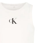 Calvin Klein Canotta Tinta Unita con Logo per Bambina IG0IG02435XX PANNA CALVIN KLEIN 