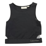 Calvin Klein Top Giromanica Tinta Unita per Bambina IG0IG02869X NERO CALVIN KLEIN 