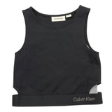 Calvin Klein Top Giromanica Tinta Unita per Bambina IG0IG02869X NERO CALVIN KLEIN 