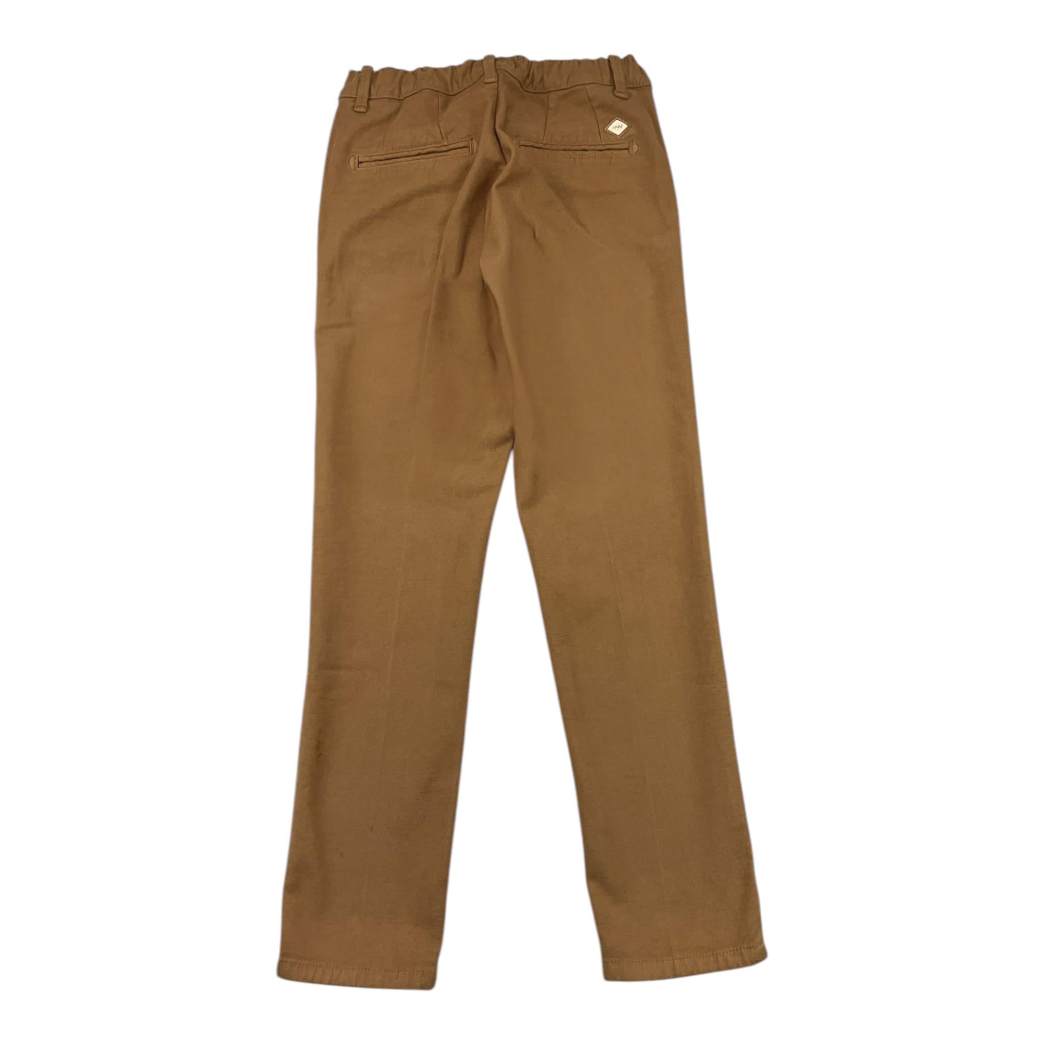 NUPKEET pantalone tinta unita con girovita regolabile Cammello per Bambino 4DNK377 CAMMELLO NUPKEET 