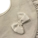 Ninnaoh Bavetta Tinta Unita con Applicazione per Neonata I2289 BIANCO NINNAOH 