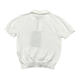 Please Polo Mezza Manica Tinta Unita per Neonato NB01230B73 BIANCO PLEASE 