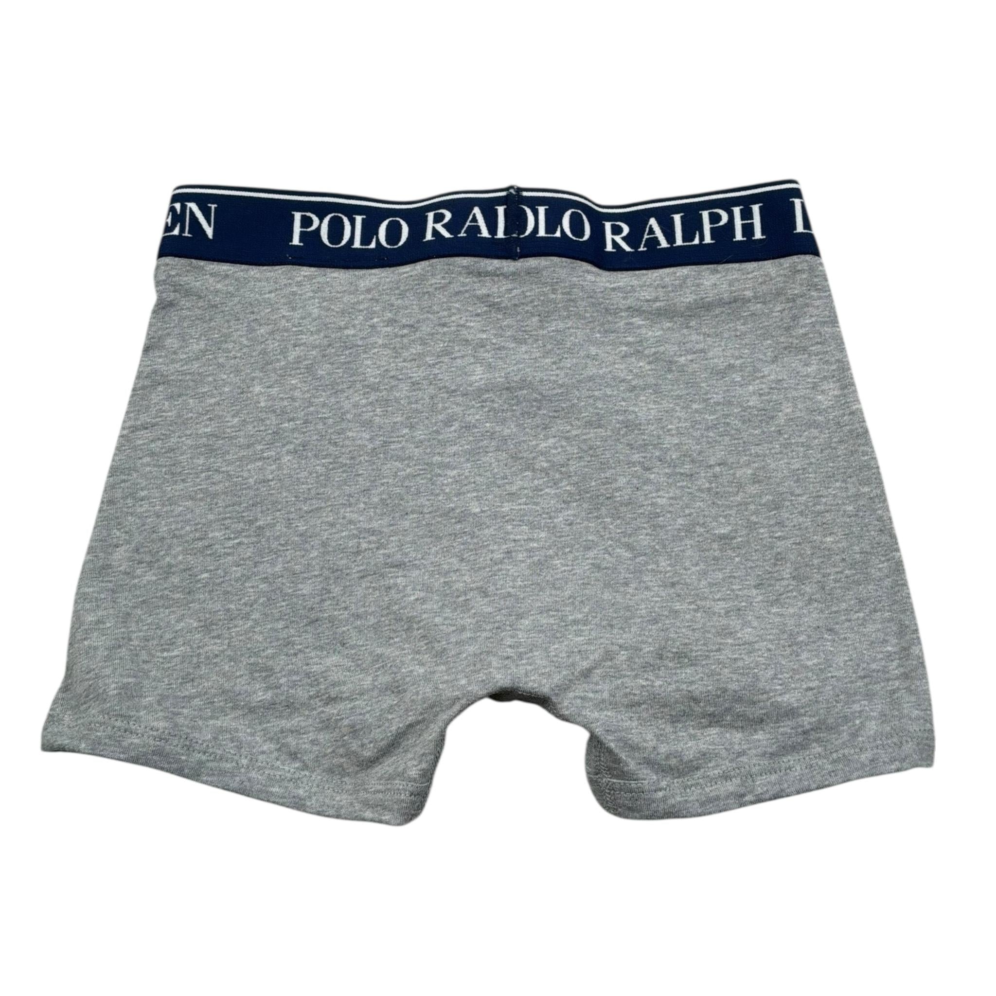 Ralph Lauren Boxer Tinta Unita con Logo per Bambino BOXR GRIGIO RALPH LAUREN 