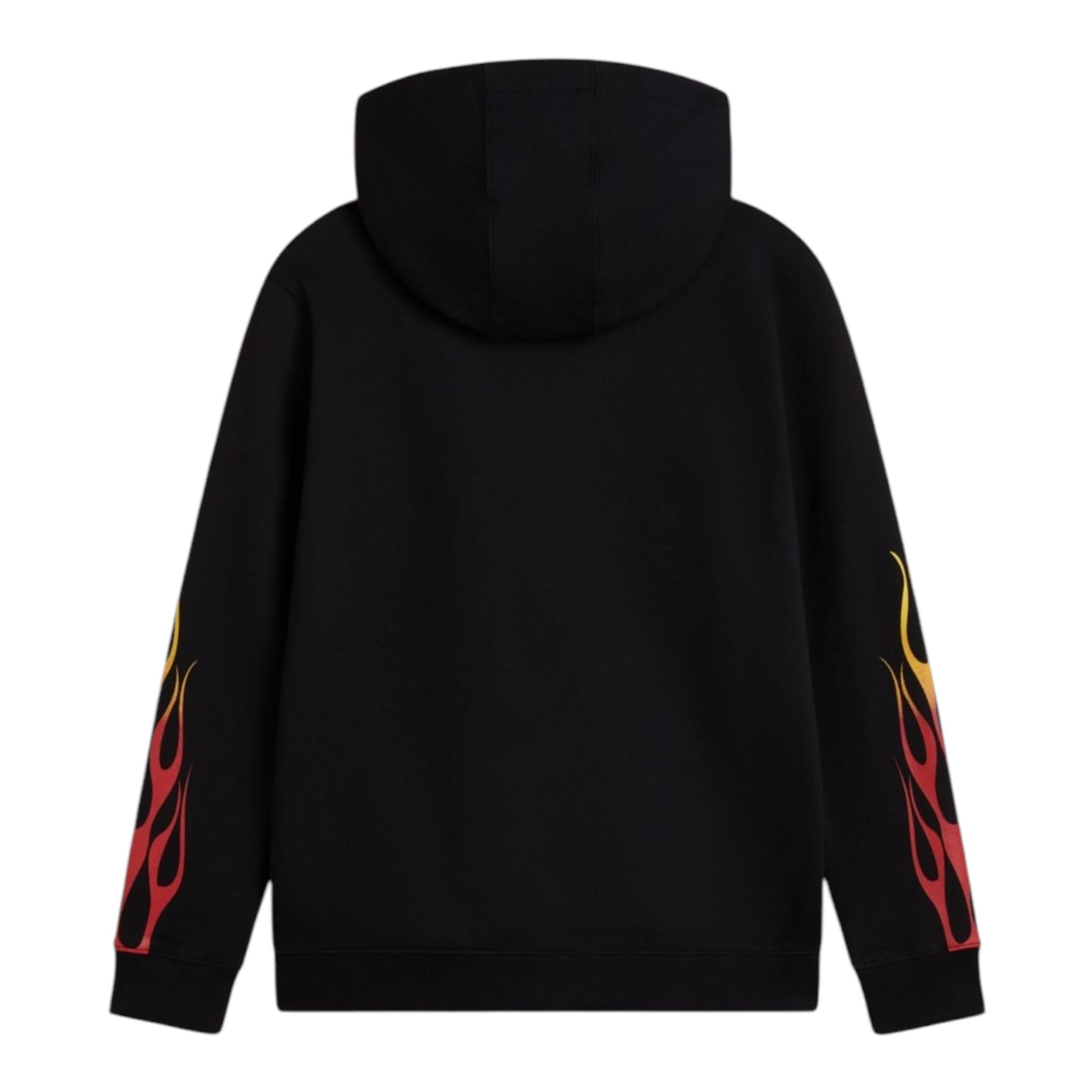 VANS felpa chiusa con cappuccio e stampa logo Nero per Bambino VN000K9ABLK1 NERO VANS 