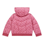 GUESS giubbino tinta unita con cappuccio e stampe logo Rosa per Neonata K4YL00WEGY0 ROSA GUESS 
