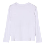 PATRIZIA PEPE shirt girocollo tinta unita con brillantini Bianco per Bambina 7M0752 BIANCO PATRIZIA PEPE 