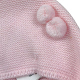 Granlei Cappello Tinta Unita con Ricami per Neonata 1134 ROSA GRANLEI 