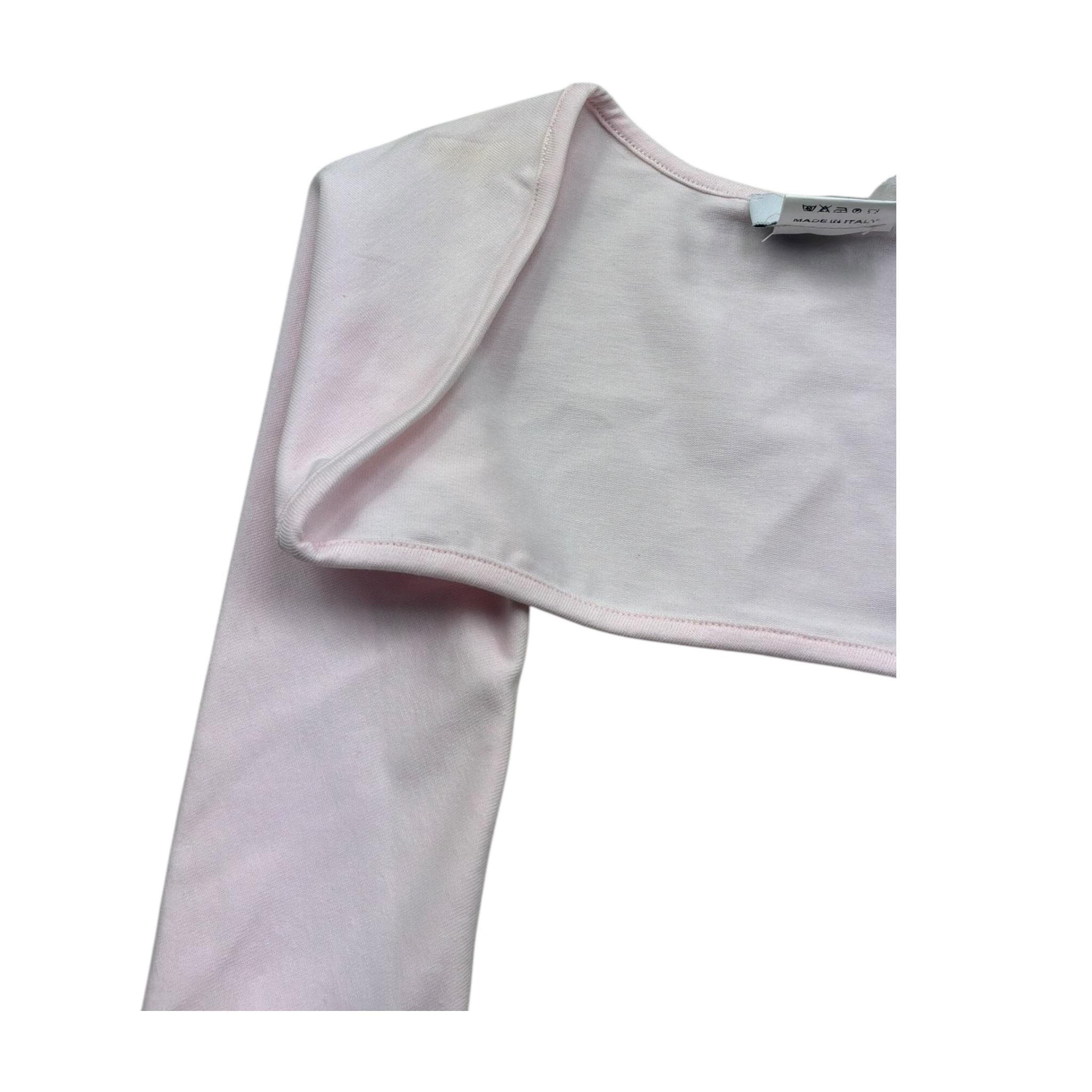 I Delfi Coprispalle Tinta Unita per Neonata 25P5225 ROSA I DELFI 