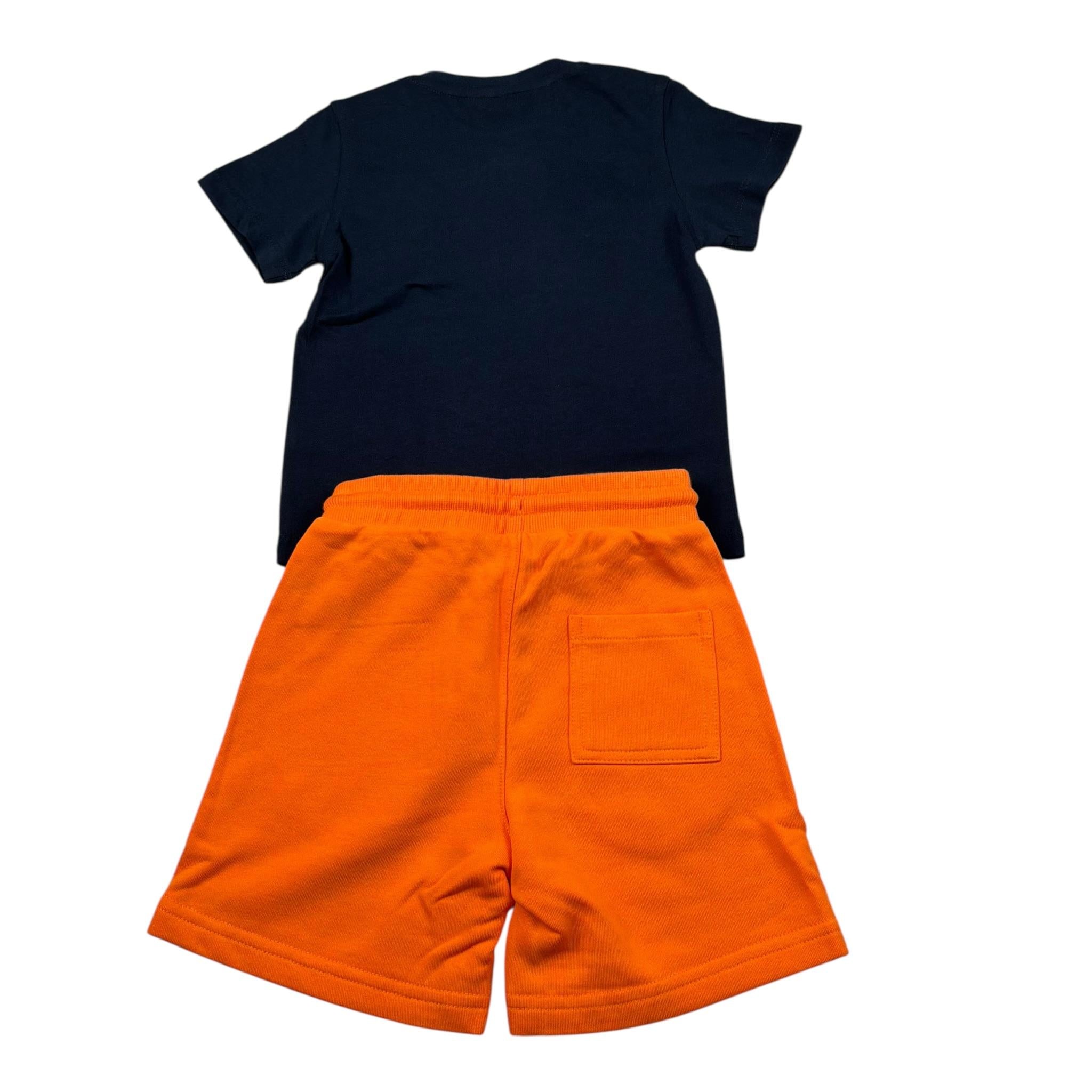 Refrigiwear Completo 2 Pezzi T-Shirt-Bermuda per Neonato 211DRMNS25 BLU/ARANCIONE REFRIGIWEAR 