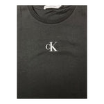 CALVIN KLEIN t-shirt girocollo tinta unita con stampa Nero per Bambina IG0IG02136 NERO CALVIN KLEIN 