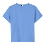 Boss T-Shirt Girocollo Tinta Unita con Stampa per Neonato J52110 AZZURRO BOSS 
