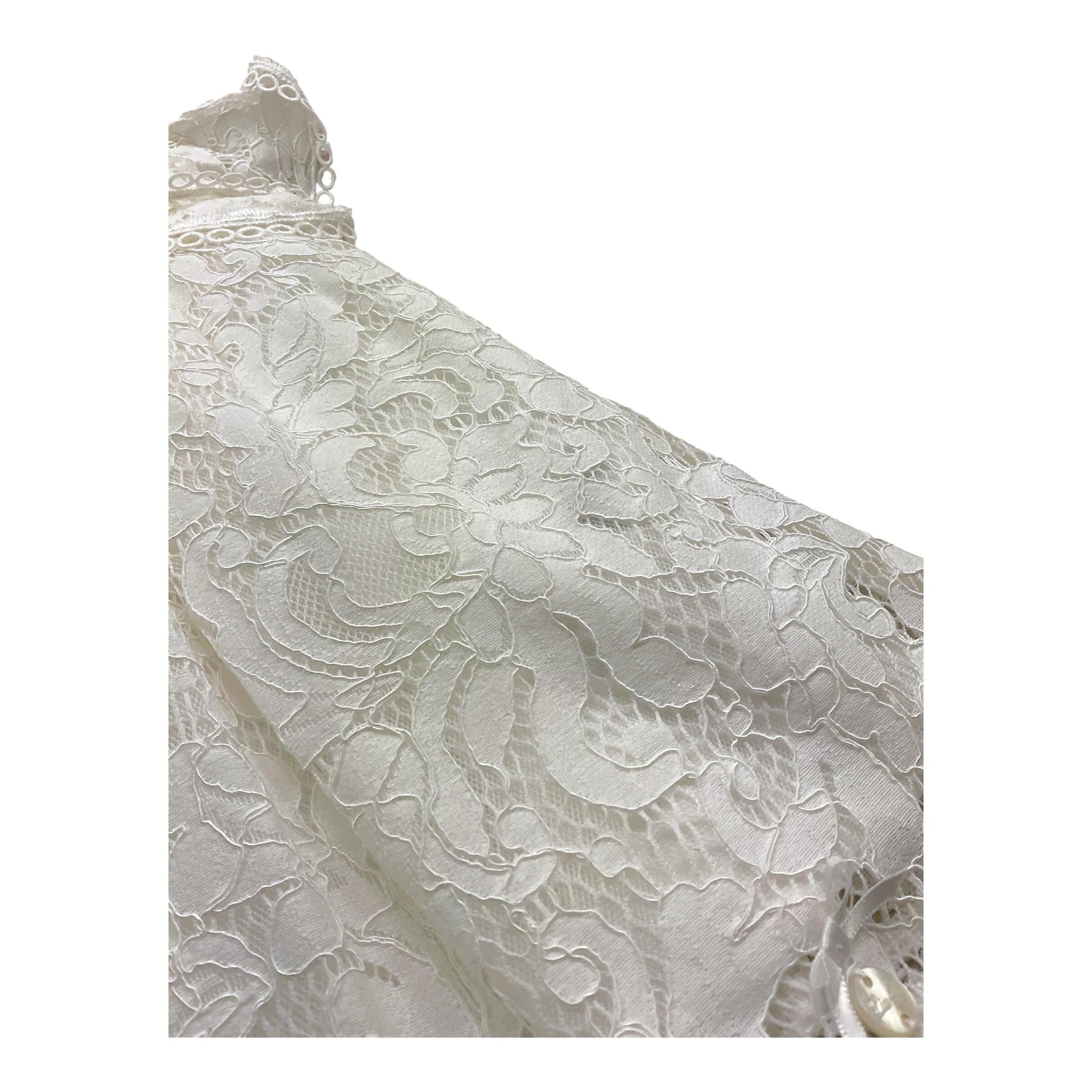 Liu Jo Abito Tinta Unita Traforato con Ricami per Neonata HA4051 BIANCO LIU JO 