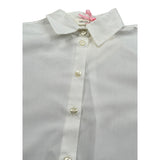 Vicolo Camicia Manica Lunga tinta unita Bianco per Bambina 3141CY1127X BIANCO VICOLO 