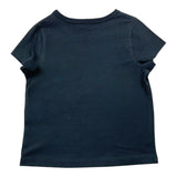 Sonia Rykiel T-Shirt Tinta Unita Girocollo Con Brillantini Nero Per Bambina
