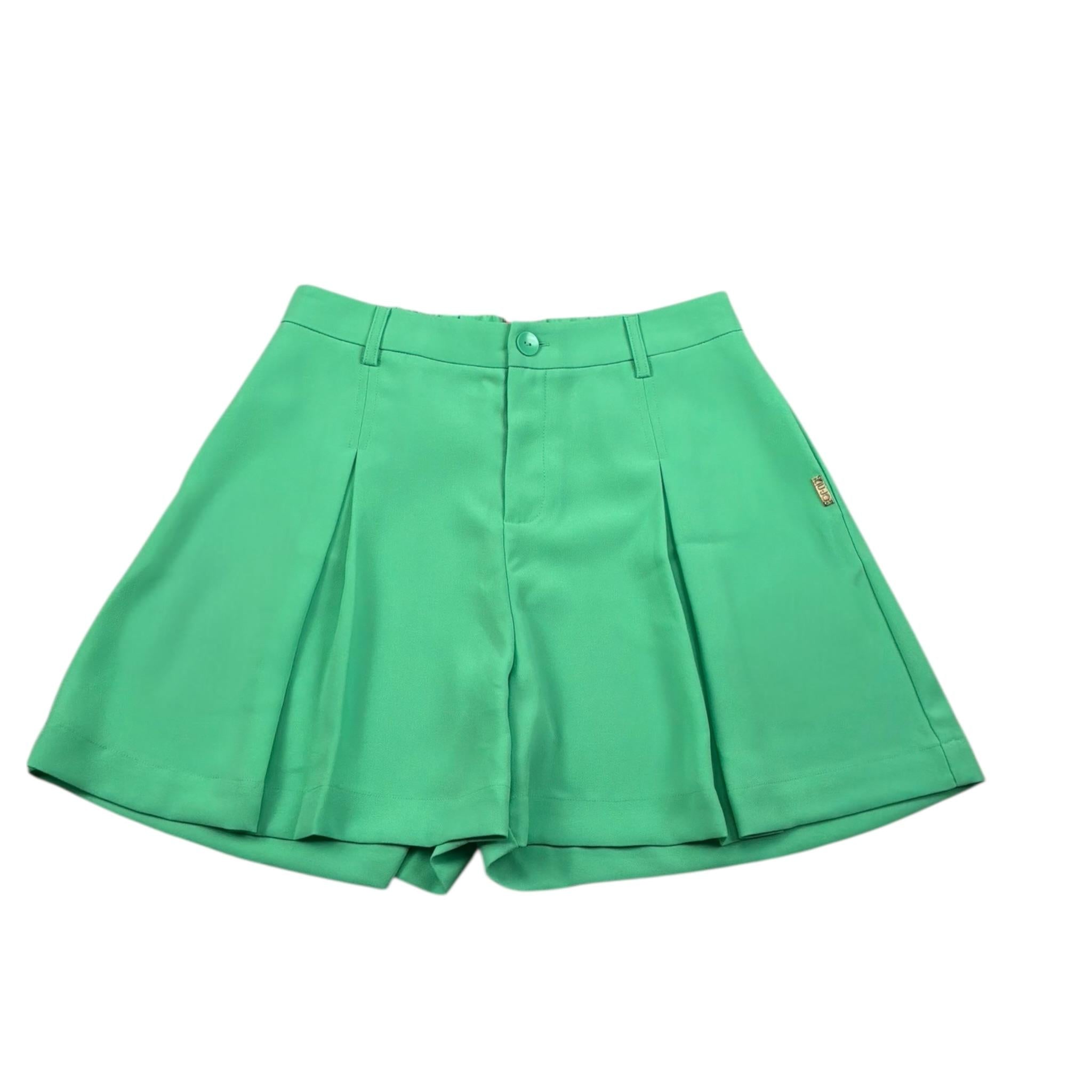 Liu Jo Short Tinta Unita con Elastico In Vita per Bambina GA4008T4508 VERDE LIU JO 