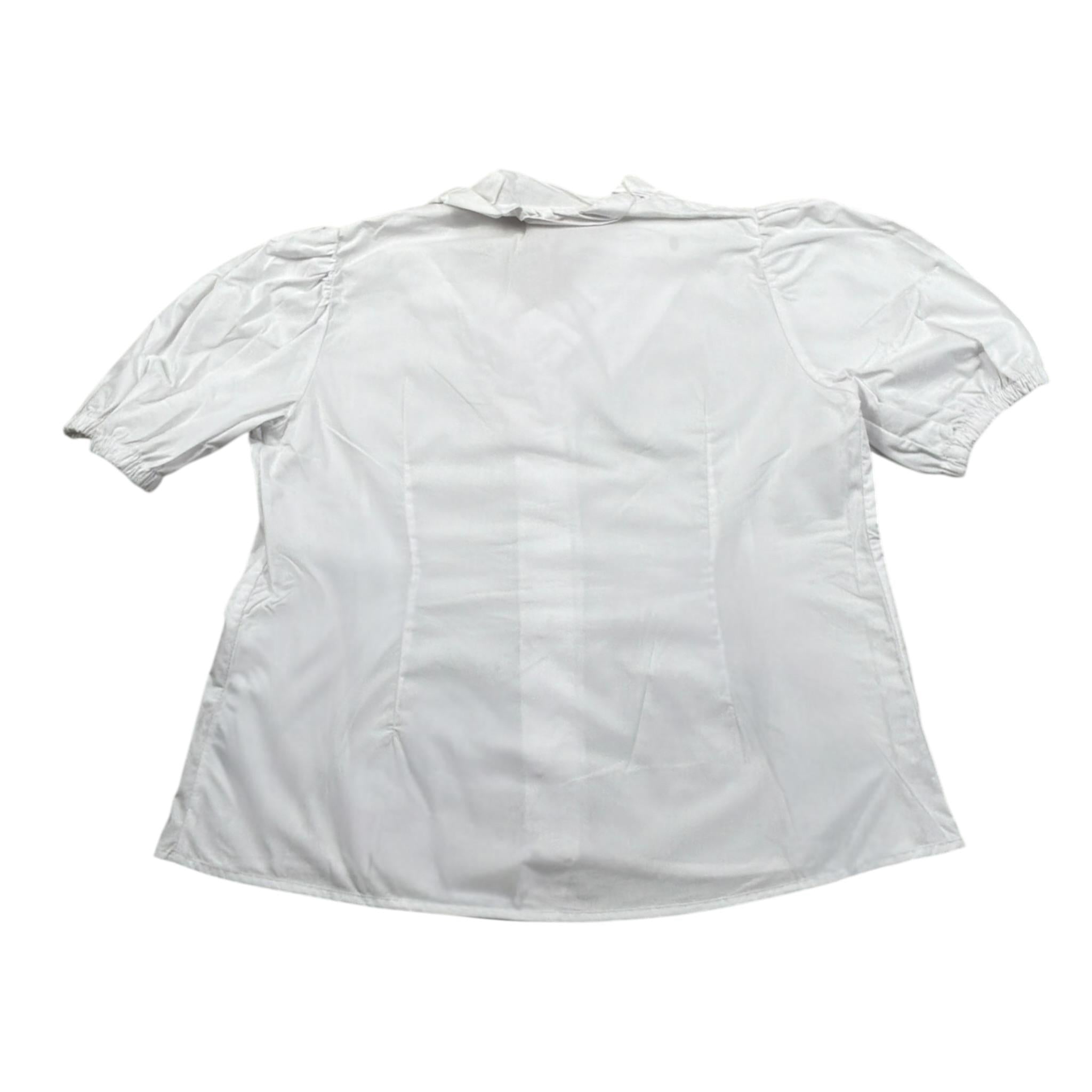 Mariuccia Camicia Mezza Manica tinta unita Bianco per Bambina MBSS23C856 BIANCO MARIUCCIA 