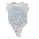 Fun & Fun Body Tinta Unita Giromanica per Neonata FNCBBD01057N BIANCO FUN & FUN 