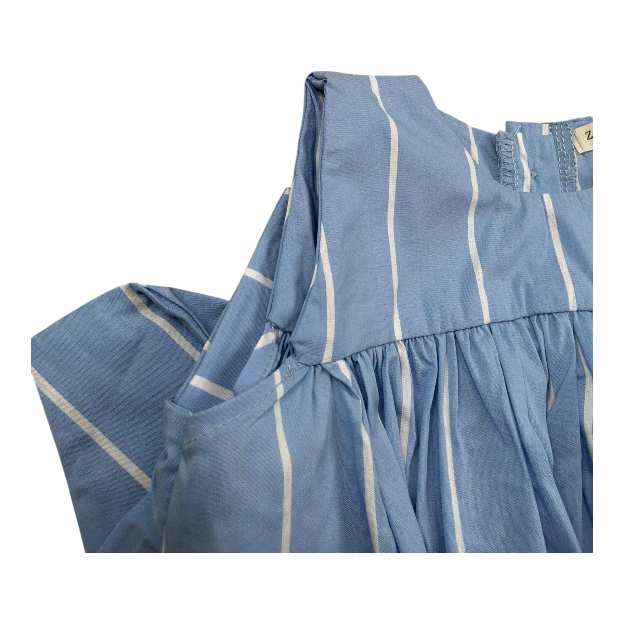 Zero Ampere Top Giromanica Tinta Unita con Fiocchi per Neonata VIOLA AZZURRO ZERO AMPERE 