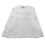 MARIUCCIA shirt girocollo tinta unita con stampa brillantinata Bianco per Neonata MBFW23T209NX BIANCO MARIUCCIA 