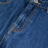 Moschino Jeans Tinta Unita Modello A Palazzo per Bambina HUP08V BLU MOSCHINO 