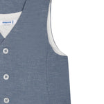 Mayoral Gilet tinta unita con Bottoni Blu per Neonato 1303X BLU MAYORAL 