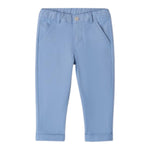 Sarabanda Pantalone Tinta Unita con Girovita Regolabile per Bambino 08011 AZZURRO SARABANDA 