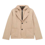 Guess Giacca Tinta Unita con Cappuccio per Bambino L4RL03WFK BEIGE GUESS 