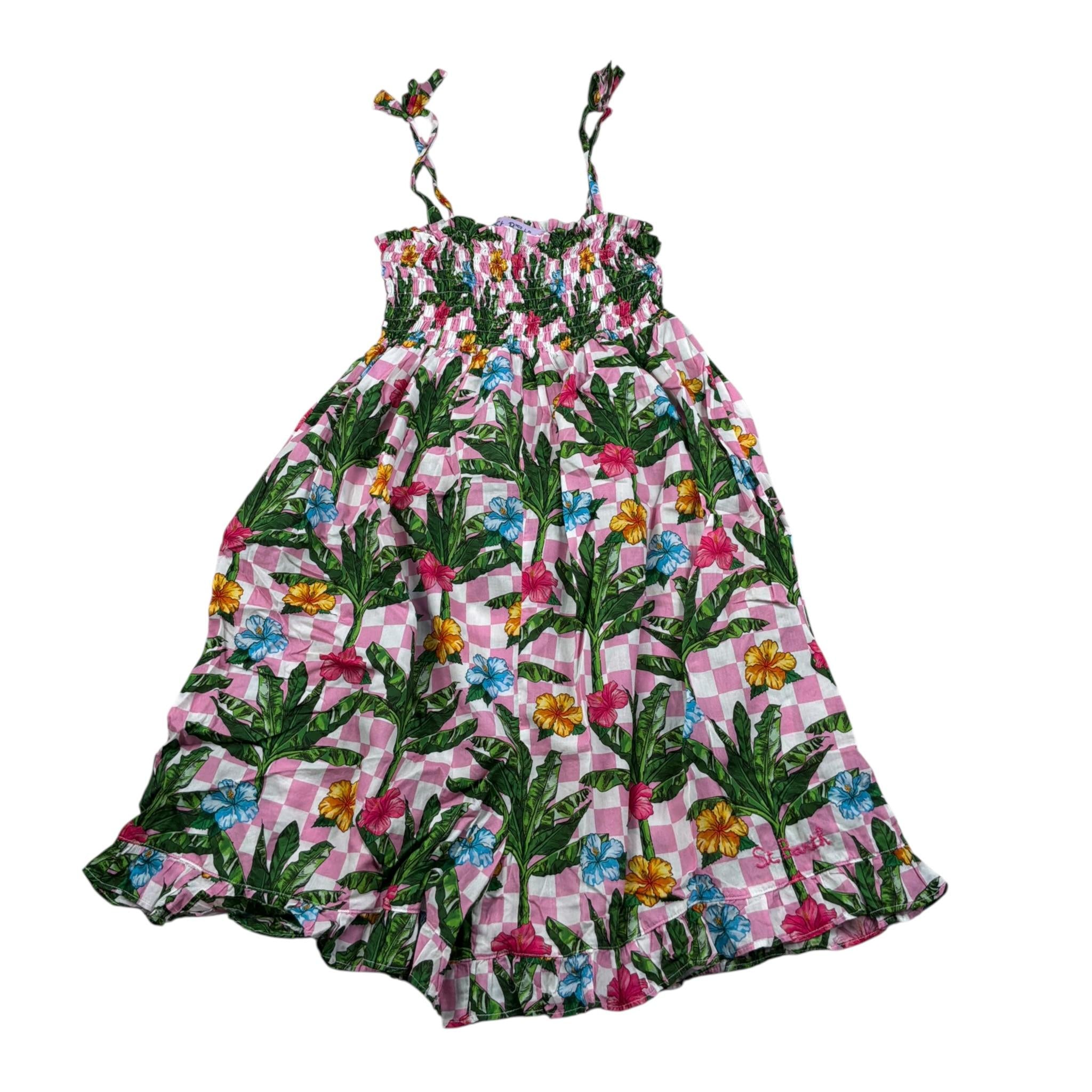 Saint Barth Tuta Bretelline Stampa Fantasia Multicolor per Bambina AQBT MULTICOLOR SAINT BARTH 