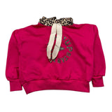 START UP felpa chiusa con cappuccio maculato Fuxia per Bambina FB4210 FUXIA START UP 