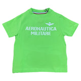 Aeronautica Militare T-Shirt Girocollo Tinta Unita con Stampa per Neonato 251TS0040AN VERDE AERONAUTICA MILITARE 
