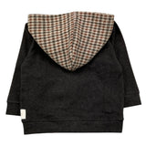 M+E' felpa con zip e cappucci tinta unita Grigio per Bambino I2423509NJ GRIGIO M+E' 