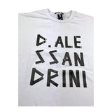 Daniele Alessandrini T-Shirt Girocollo Tinta Unita con Stampe per Bambino 1236M00193 BIANCO DANIELE ALESSANDRINI 