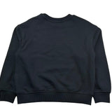 John Richmond Felpa Chiusa Girocollo Tinta Unita con Strass per Bambina RGP26204FE NERO JOHN RICHMOND 