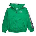 KAPPA felpa tinta unita con zip e cappuccio Verde per Bambino 371X4ZW VERDE KAPPA 
