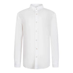 Antony Morato Camicia Tinta Unita con Collo Coreano per Bambino MKSL00279 BIANCO ANTONY MORATO 