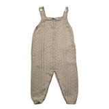 Wedoble Tutina Giromanica Tinta Unita Con Trafori Beige Per Neonato