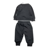 JOHN RICHMOND completo 2pz tinta unita felpa-pantalone Nero per Neonata RIA25018CF NERO JOHN RICHMOND 