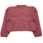 LA STUPENDERIA cardigan tinta unitaa con ricami Rosa per Bambina WCSC66813 ROSA LA STUPENDERIA 