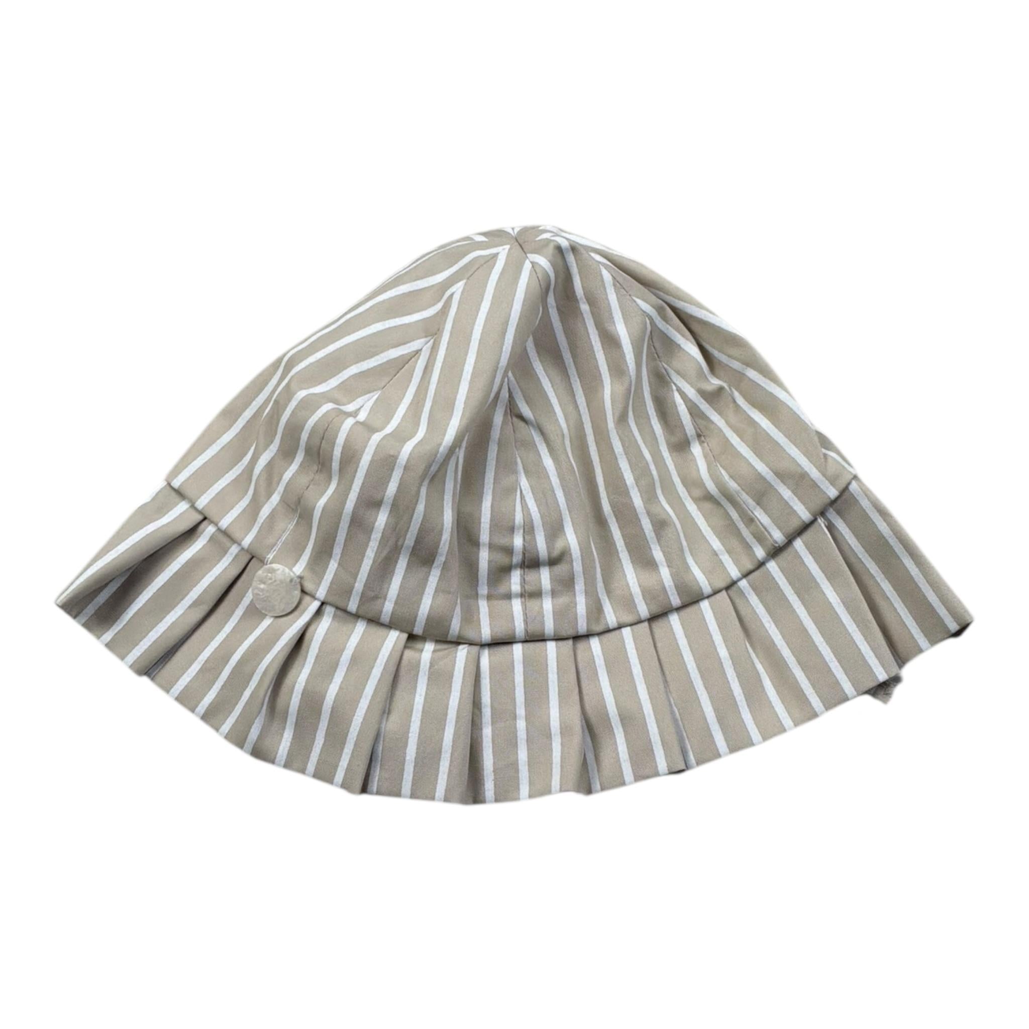 Le Bebe Cappello Tinta Unita Fantasia A Righe per Bambina LBG5915J BEIGE LE BEBE 