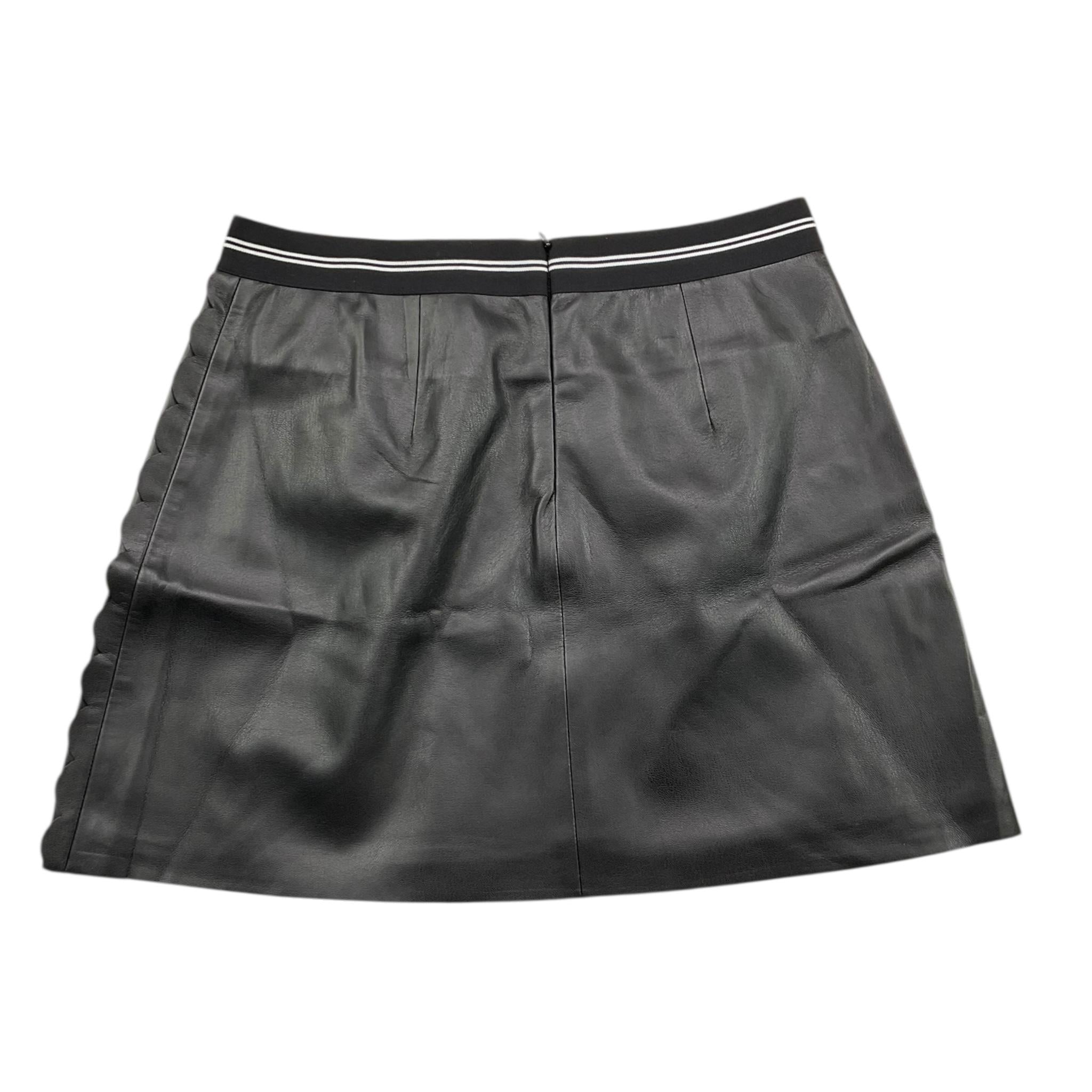 MARNI gonna in ecopelle tinta unita Nero per Bambina M01186 NERO MARNI 