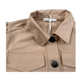 Miss Grant Giubbino Tinta Unita con Bottoni per Bambina MG1338 PESCA MISS GRANT 