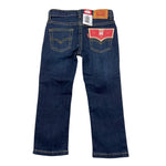 LEVI'S jeans tinta unita con girovita regolabile Blu per Bambino 8E6728 BLU LEVI'S 