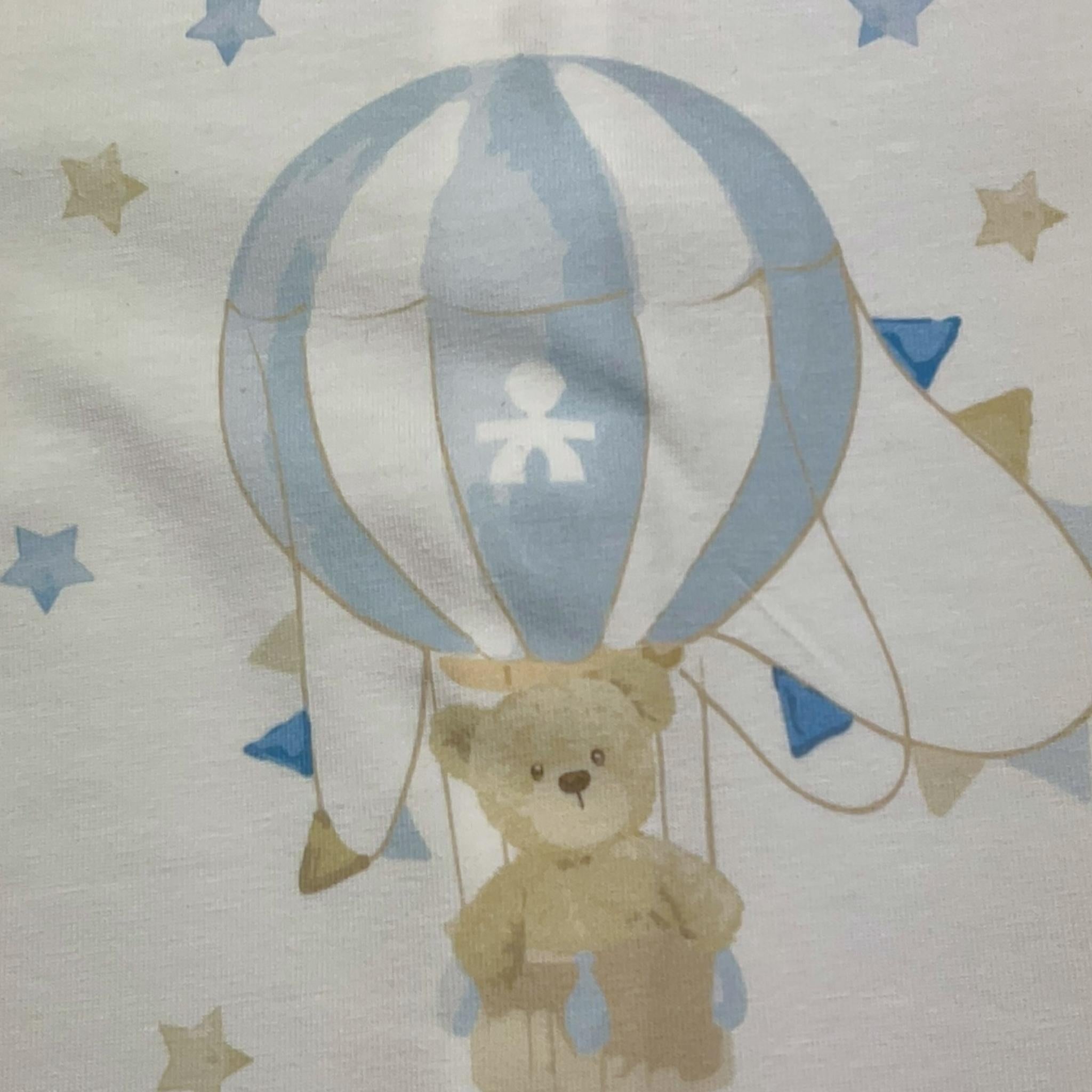 Le Bebe' Pagliaccetto Tinta Unita con Stampa E Colletto per Neonato LBB4901 BIANCO LE BEBE' 