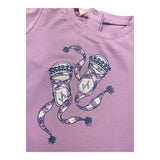 Liu Jo T-Shirt Girocollo Tinta Unita con Logo per Neonata HA5063 LILLA LIU JO 