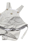 Mayoral Completo 2 Pezzi Salopette-Cappello per Neonato 1601X BIANCO MAYORAL 