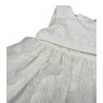 Mini Banda Abito Cerimonia Giromanica Tinta Unita per Neonata 35732 BIANCO MINI BANDA 