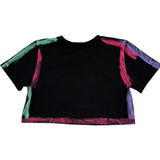 John Richmond T-Shirt Girocollo Tinta Unita con Logo per Bambina RGP26157TS NERO JOHN RICHMOND 